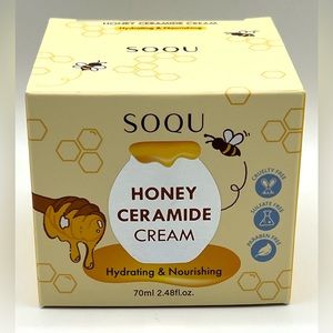 SOQU Korea Honey Ceramide Hydrating & Nourishing Facial Cream Moisturizer NWB